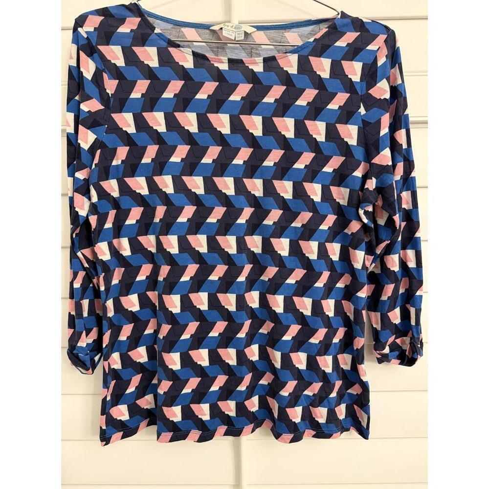 Boden geometric print top Size 8 - Picture 2 of 5